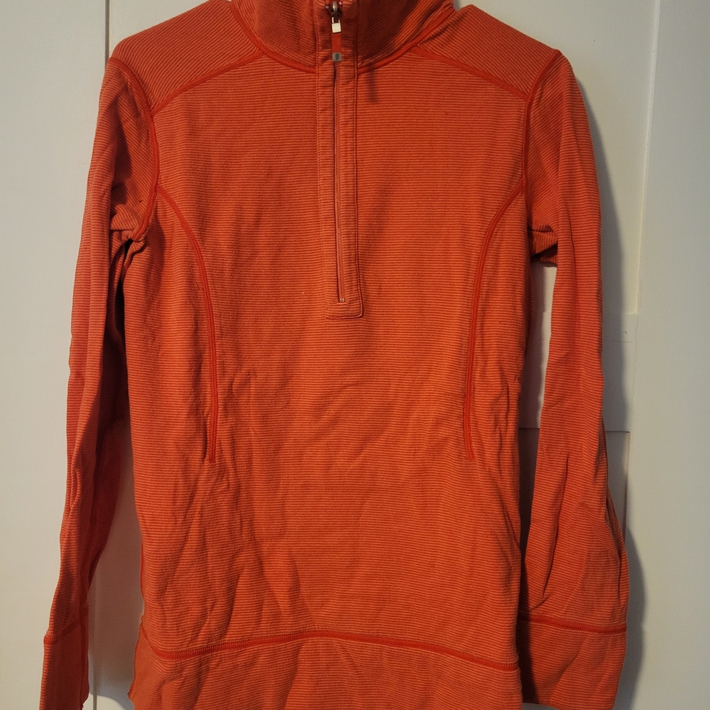 Tommy Bahama Orange Half-Zip Turtleneck Pullover